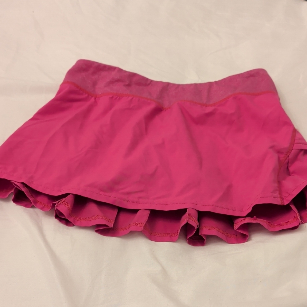 Lululemon Athletica Vibrant Pink Mini Skirt
